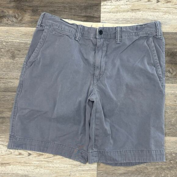 Polo Ralph Lauren Shorts Dusty Blue Mens 33x9 Relaxed Flap Pocket Golf Vintage - Picture 2 of 13